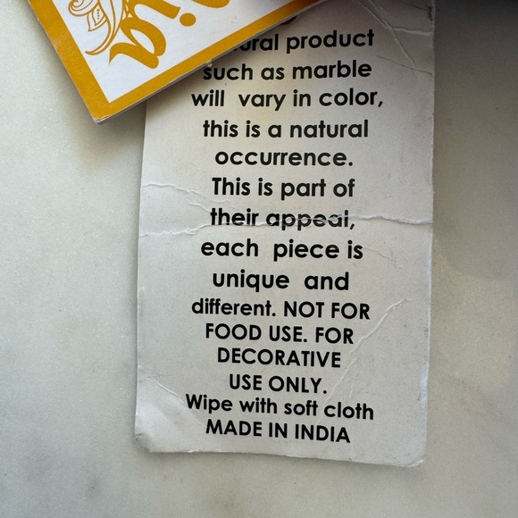 NWT‎ India Marble decorative Rings - Picture 5 of 5